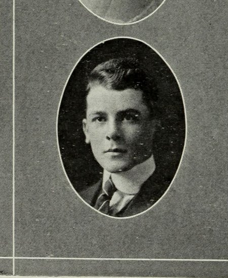 Philip Thayer Stonemetz in the 1916 Newton High School yearbook