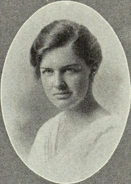 Ruth Guppy in the 1916 Newton High School yearbook