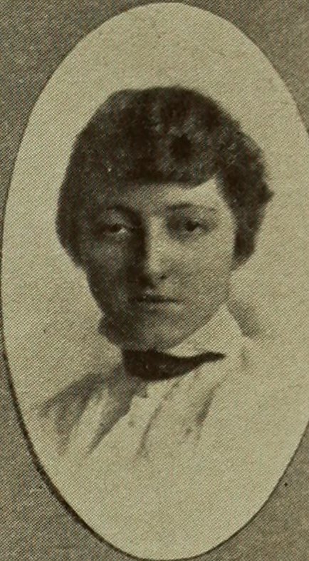 Sibyl Huntington Wardwell in the 1917 Newton High School yearbook