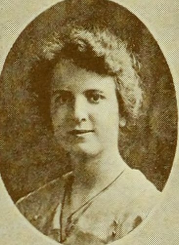 Yearbook portrait of May Edith Campbell, Newton High School, class of 1918