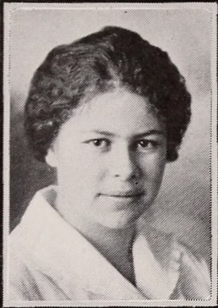 Yearbook portrait of Catherine Elizabeth Chipman, Newton High School, class of 1920