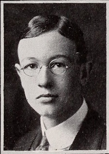 Yearbook portrait of Robert B. Brigham, Newton High School, class of 1920