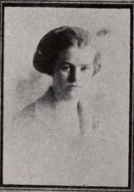 Yearbook portrait of Helen Woods, Newton High School, class of 1921