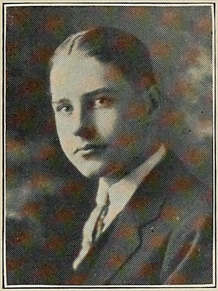 Rowland Vermilye Patrick in the 1924 Newton High School yearbook