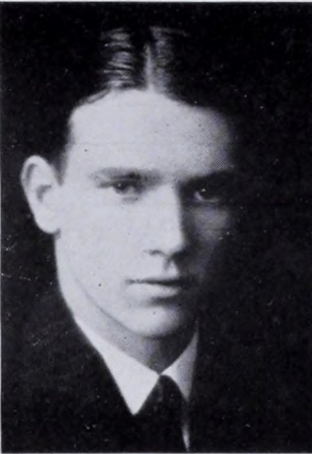 Yearbook portrait of George Joseph Wright, Newton High School, class of 1925