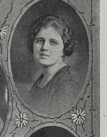 Yearbook portrait of Agnes Powell, Somerville High School, class of 1922