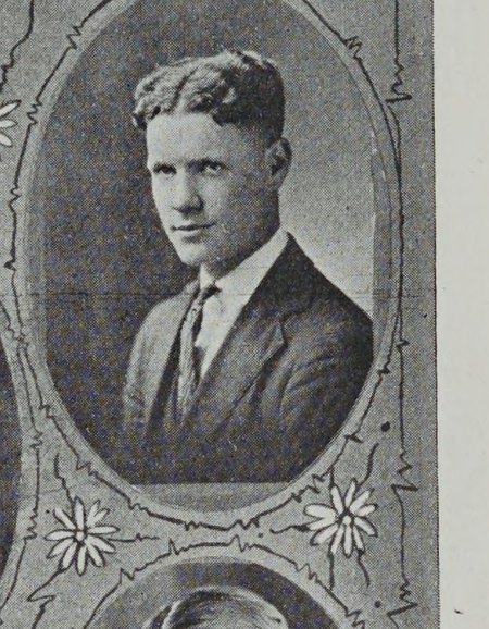 Yearbook portrait of Charles Campbell, Somerville High School, class of 1922