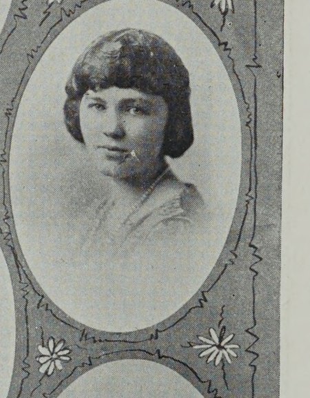 Yearbook portrait of Inez Durgin, Somerville High School, class of 1922