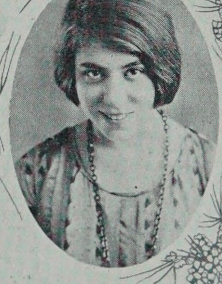 Yearbook portrait of Ruth Shapiro, Somerville High School, class of 1925