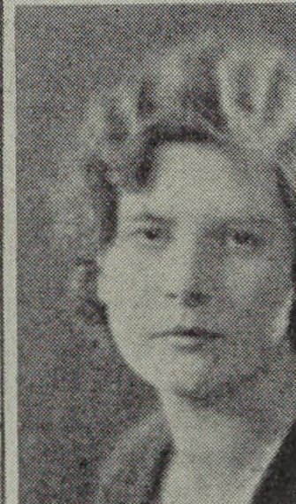 Yearbook portrait of Floris Wright, Somerville High School, class of 1930
