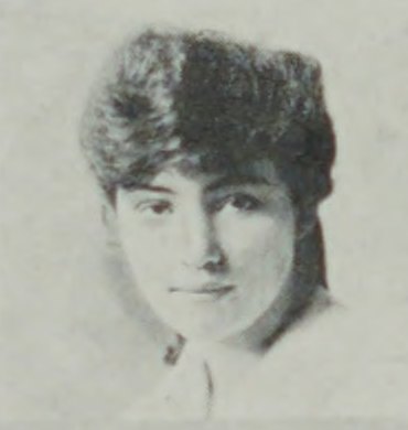 Yearbook portrait of Anna M. Woods, Somerville High School, class of 1917