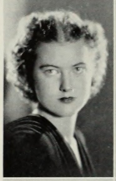 Portrait of Helen M. Hall, Roslindale High School, class of 1937