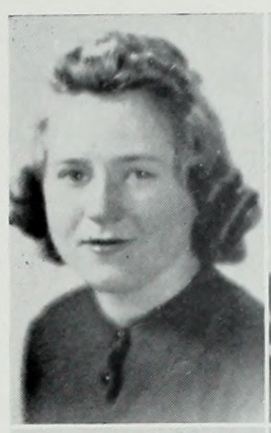 Portrait of Edith Hammond, Roslindale High School, class of 1939