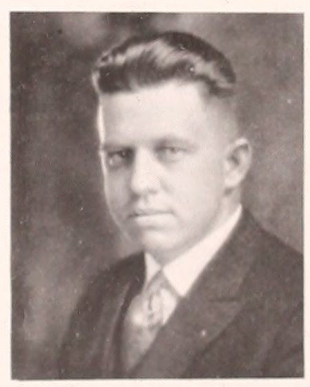 Charles Joseph Kilpatrick in the 1923 Fitchburg Normal School yearbook