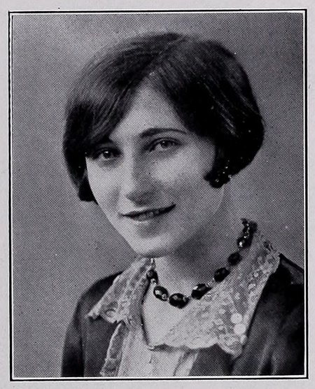 Yearbook portrait of Jean M. Epstein, Fitchburg High School, class of 1926