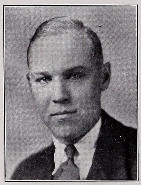 Yearbook portrait of Alfred Mauritz Anderson, Fitchburg Normal School, class of 1927