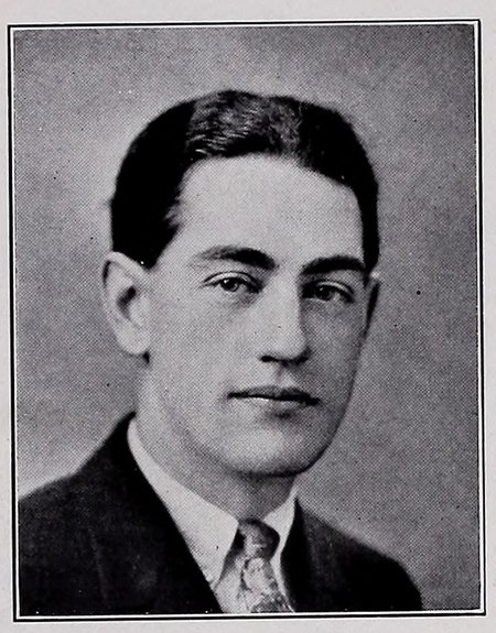 Yearbook portrait of Joseph James Burke, Fitchburg High School, class of 1927