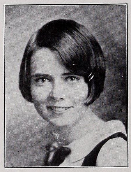 Yearbook portrait of Mary Dominica Mullen, Fitchburg High School, class of 1927