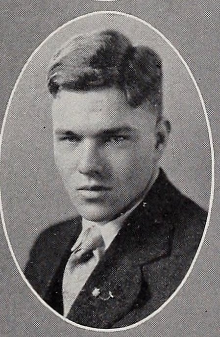 Yearbook portrait of Eugene W. Clark, Fitchburg High School, class of 1928