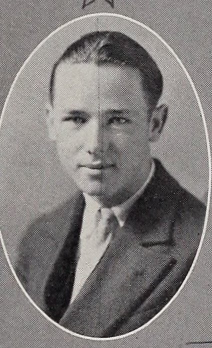 Francis J. Degnan in the 1928 Fitchburg Normal School yearbook