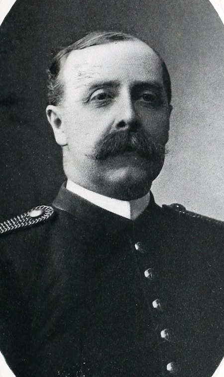 Portrait of Charles Henry Fox, Ancient and Honorable Artillery Company of Massachusetts (Souvenir Portrait Album, 1903), member, ancient and honorable artillery company, 1903