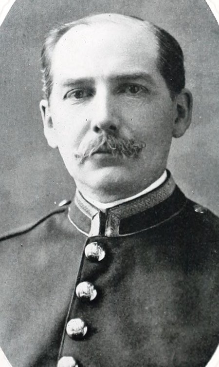 Portrait of Geo. H. Morrill, Ancient and Honorable Artillery Company of Massachusetts (Souvenir Portrait Album, 1903), member, ancient and honorable artillery company, 1903