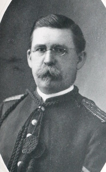 Portrait of Harry Hamilton, Ancient and Honorable Artillery Company of Massachusetts (Souvenir Portrait Album, 1903), member, ancient and honorable artillery company (sergt), 1903