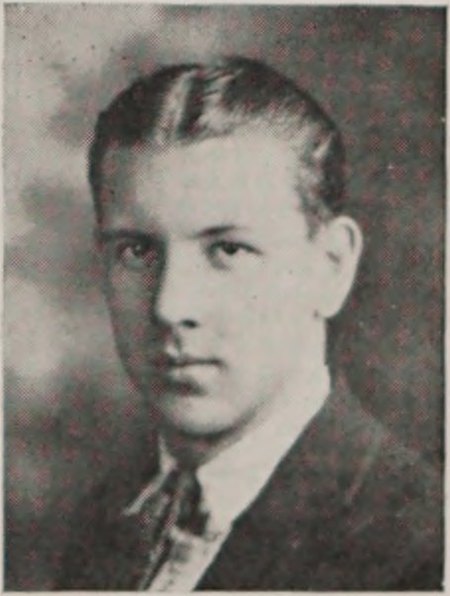 Yearbook portrait of Charles Roland Phelps, Lowell High School, class of 1926