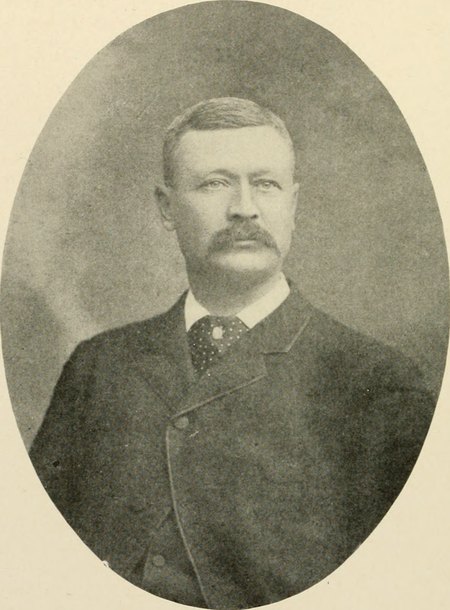 Portrait of Homer Brooks, Successful Vermonters (1907): Lamoille, Franklin and Grand Isle counties, biography, 1907