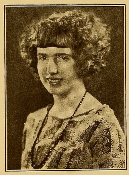 Yearbook portrait of Virginia Scott, Westfield High School, class of 1924