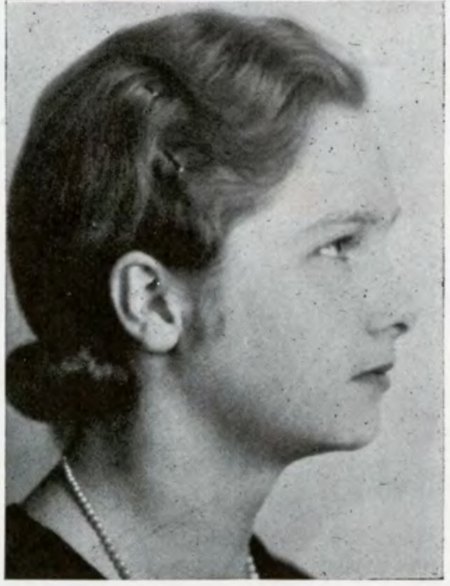 Portrait of Mary Warren, Lowell State Teachers College, class of 1934