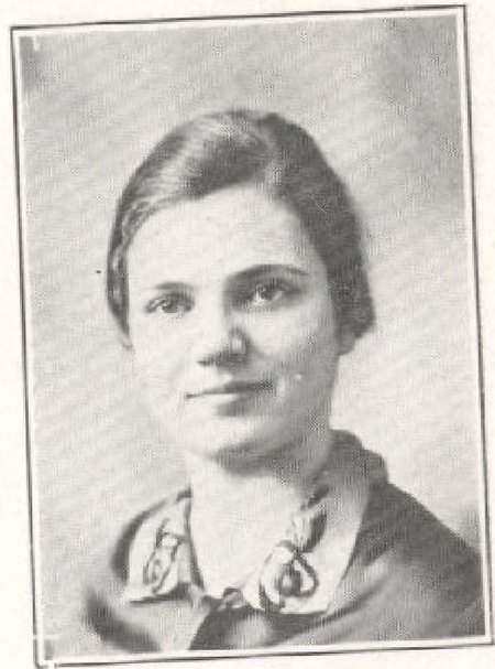 Yearbook portrait of Sarah Reed, Taunton High School, class of 1926