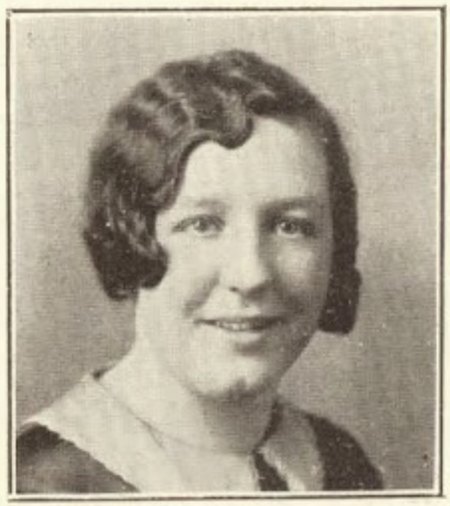 Yearbook portrait of Marion May Sherman, Taunton High School, class of 1929