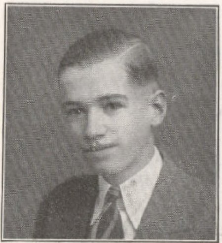 Yearbook portrait of Charles de Young, Taunton High School, class of 1930