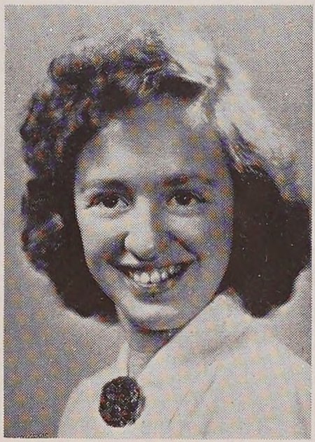 Portrait of Isabel Luiz, New Bedford Vocational School, class of 1941