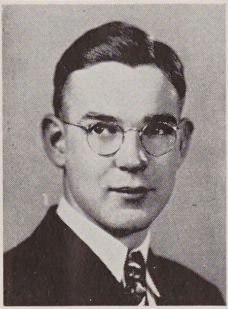 Portrait of Leslie Braley, New Bedford Vocational School, class of 1941