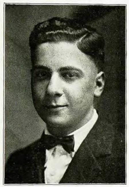 Yearbook portrait of Matthew Thomas Roberts, Watertown High School, class of 1921