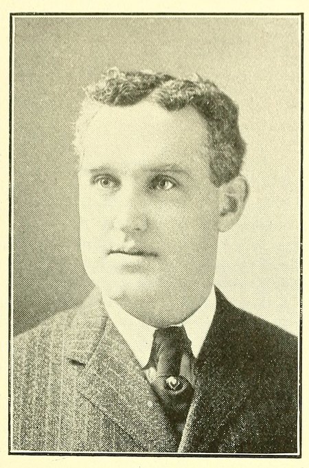 Yearbook portrait of Ward A. Marsh, Dorchester High School, class of 1905
